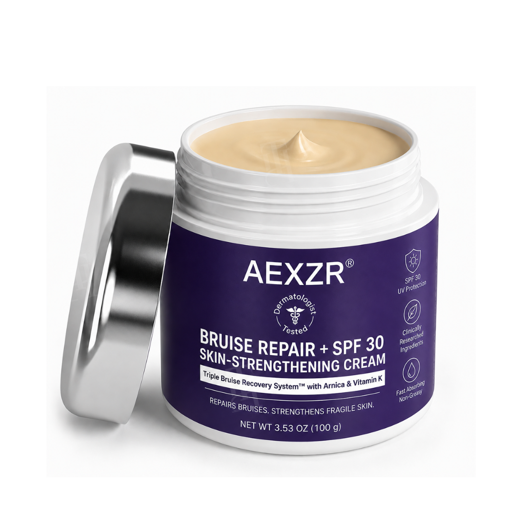 AEXZR® Bruise Repair + SPF 30 Skin-Strengthening Cream🌿🌿 Finally, skincare that works with your skin, not against it.