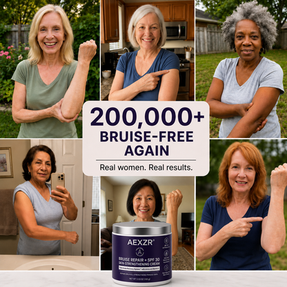 AEXZR® Bruise Repair + SPF 30 Skin-Strengthening Cream🌿🌿 Finally, skincare that works with your skin, not against it.