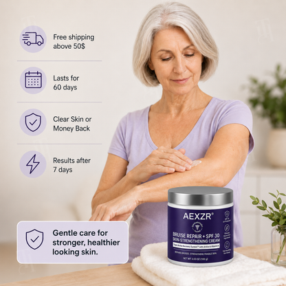 AEXZR® Bruise Repair + SPF 30 Skin-Strengthening Cream🌿🌿 Finally, skincare that works with your skin, not against it.