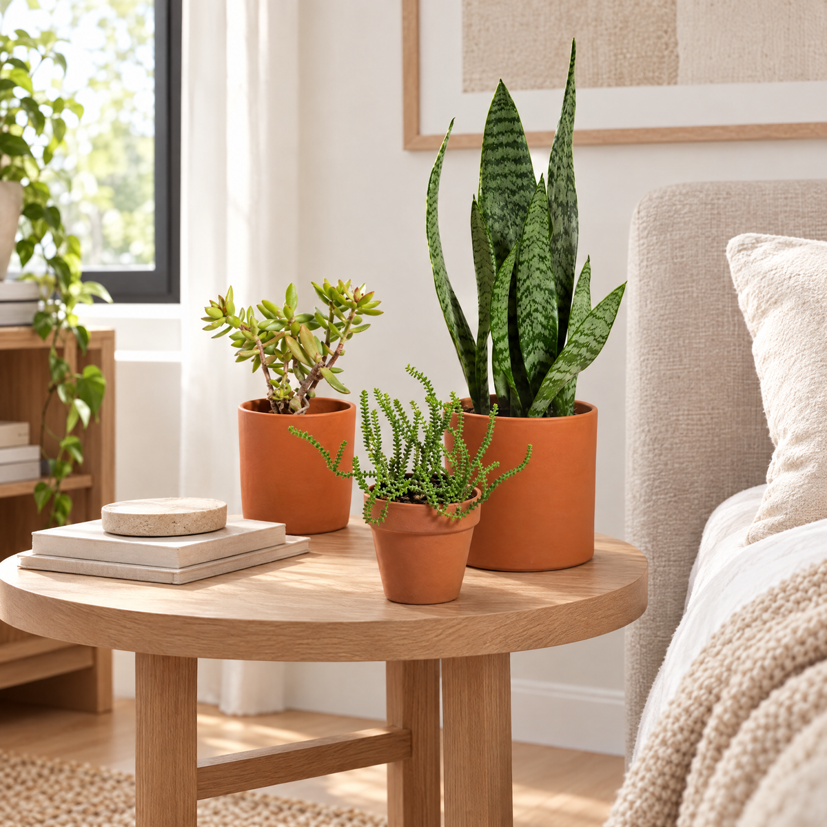 The Terracotta Succulent Trio