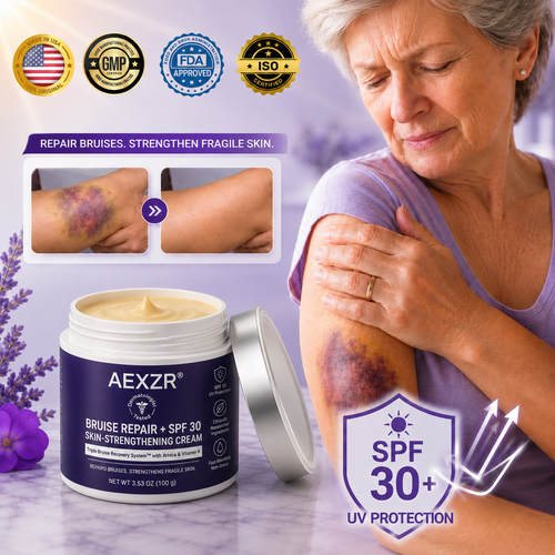 AEXZR® Bruise Repair + SPF 30 Skin-Strengthening Cream🌿🌿 Finally, skincare that works with your skin, not against it.